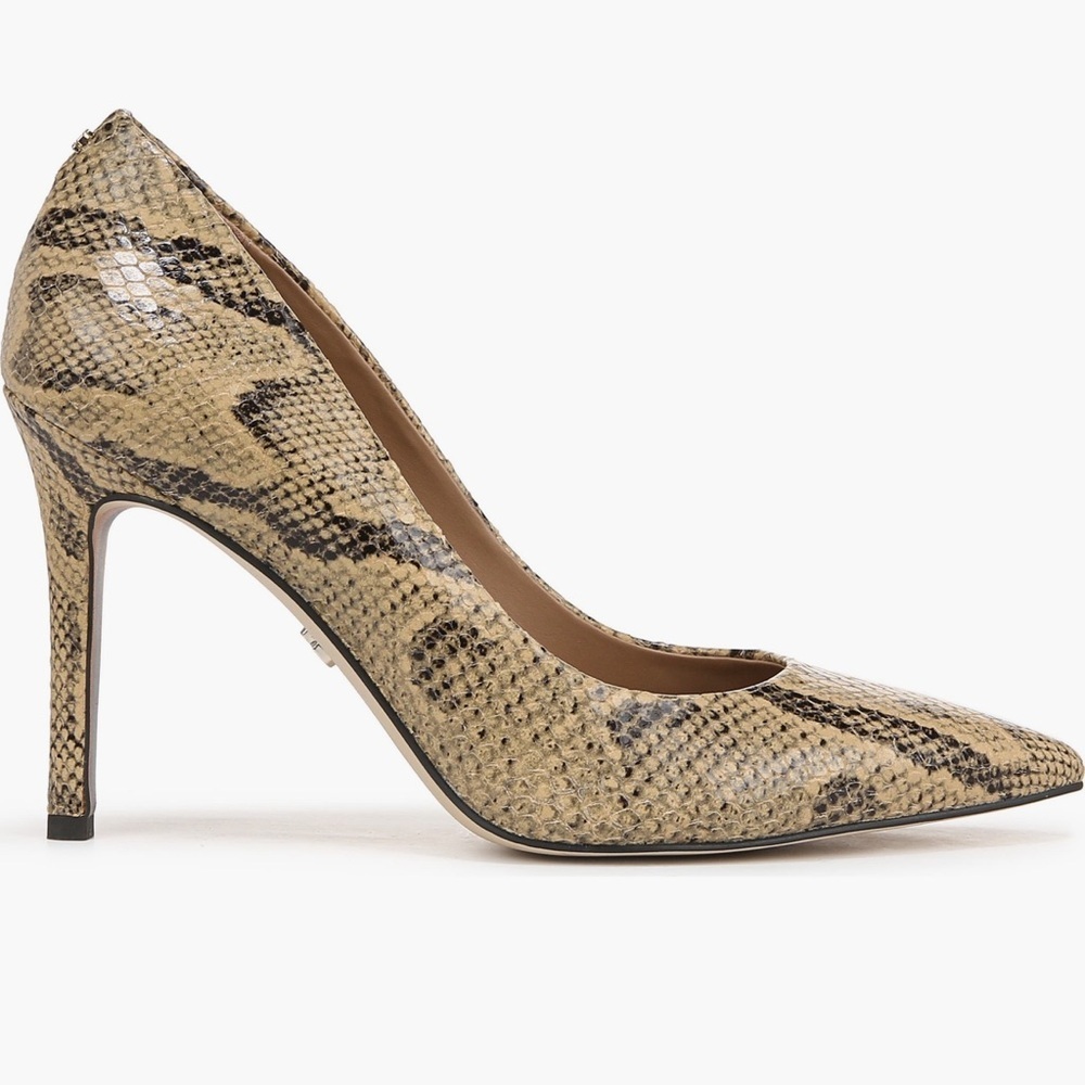 Sam Edelman Golden Tan Hazel Pointed Toe Pump NWT 8,5 - Picture 5 of 9